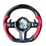 Configured BMW M Performance Steering Wheel with LED and Button Assembly – E/F Chassis Upgrade