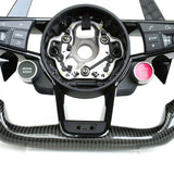 Volante de fibra de carbono para Audi R8 2015-2025