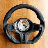 BMW G Series Full Smooth Leather Steering Wheel – Fits G30–G38, M5/M8, G11–G16, X3–X7