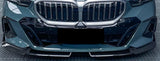 Lip delantero de fibra de carbono estilo MP _ BMW Serie 5 G60 y M5 G90 2024+
