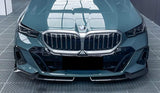 Lip delantero de fibra de carbono estilo MP _ BMW Serie 5 G60 y M5 G90 2024+