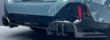 Difusor Trasero de Fibra de Carbono Seca Estilo MP Definitivo - BMW Serie 5 y M5 G60 2024+