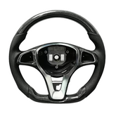 2015-2018 Mercedes-Benz AMG Custom Carbon Fiber Steering Wheel | Retrofit Compatible with Older and Non-AMG Models