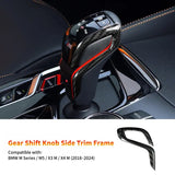 BMW M Series Carbon Fiber Gear Shift Knob Trim Cover Interior Overlay M5 X3M X4M 2018-2024 Dry Carbon Fit Custom Interior Styling