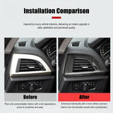 BMW F20 F21 F22 Dry Carbon Fiber Air Vent Trim Cover 1/2 Series Interior Vent Frame Decoration