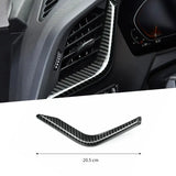BMW 1 Series F40 F44 Carbon Fiber Left Air Vent Trim Cover Interior AC Outlet Overlay 2020-2023 Dry Carbon