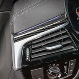 BMW 5 Series G30 G31 G38 & 6 Series G32 Left Air Vent Carbon Fiber Interior Trim Cover (2018-2022)