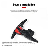 BMW F20 F30 F10 Carbon Fiber Paddle Shifter Trim Covers Dry Carbon Steering Wheel Shift Paddles for BMW F-Series F20 F30 F10 F22 F32 X Series Interior Upgrade