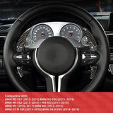 Dry Carbon Fiber Paddle Shifter Trim Cover for BMW M2 M3 M4 M5 M6 X5M X6M F87 F80 F82 F83 Steering Wheel Shift Paddle Interior Upgrade