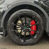 Tesla Model S & Model X Aluminum Brake Caliper Covers Custom Fit Upgrade - Vehicle-Specific Bolt-On Caliper Covers