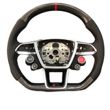 Volante de fibra de carbono personalizado para Audi RS6 / RS7 / S6 / S7 / A6 / A7 / A8