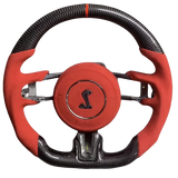 Volante de fibra de carbono Ford Mustang S650/S550 2024+ totalmente personalizado