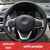 Dry Carbon Fiber Steering Wheel Paddle Shifter Trim Cover Compatible With BMW F20 F21 F22 F23 F45 F46 F30 F31 F34 F35 F32 F33 F36 X1 F48 F49 X2 F39 X3 F25 X4 F26 X5 F15 X6 F16 Interior Upgrade Accessory