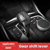 BMW 3 Series G20 Carbon Fiber Gear Shift Trim Cover Interior Shifter Decoration Fit G14 G15 G07 G29 Compatible With 8 Series X5 Z4