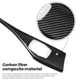 BMW F20 F21 LCI F22 Dry Carbon Fiber Multimedia Control Panel Trim Cover Interior Overlay for Left-Hand Drive Models