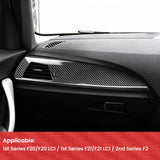 BMW F20 F21 F22 Dry Carbon Fiber Passenger Dashboard Trim Cover Interior Overlay Fit for 1 Series 2 Series