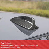 BMW E90 E92 Carbon Fiber Shark Fin Antenna Cover Trim E82 E46 Gloss Dry Carbon Exterior Decor