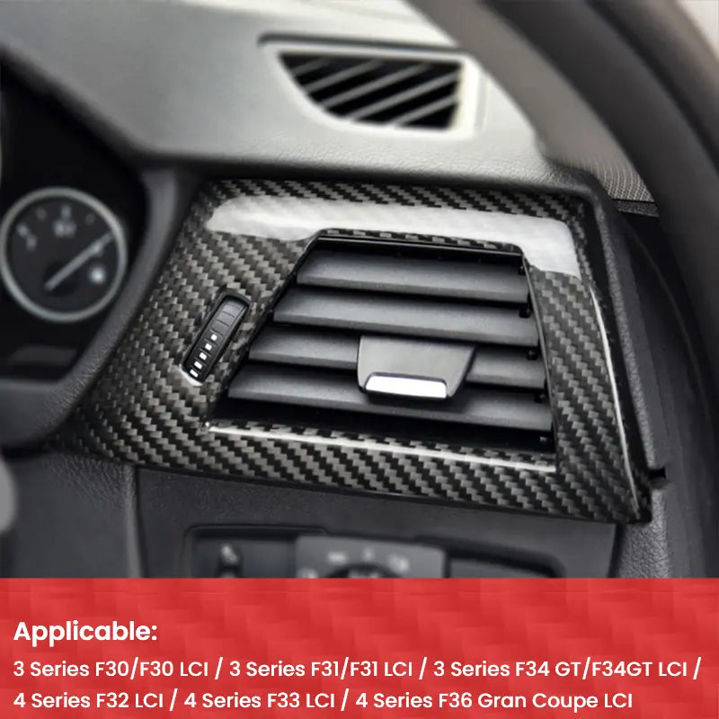 BMW F30 F31 Carbon Fiber Driver Air Vent Trim RHD Cover