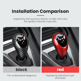 BMW M2 M3 M4 M5 F-Series Dry Carbon Fiber Shift Knob Cover Interior Trim for F87 F80 F82 F10 F12 F13 X5M F85 X6M F86 Compatible