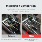 BMW G30 G31 G38 5 Series & G32 6 Series GT Dry Carbon Fiber Multimedia Control Panel Trim Cover Interior Overlay 2018-2022