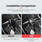 BMW 3 Series G20 Carbon Fiber Gear Shift Trim Cover Interior Shifter Decoration Fit G14 G15 G07 G29 Compatible With 8 Series X5 Z4