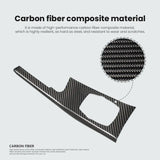 Dry Carbon Fiber Gear Shift Frame Trim Cover for BMW 5 Series G30 G31 G38 2018-2022 & 6 Series GT G32 2018-2021 Center Console Gear Panel Overlay