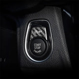 BMW F30 F31 F32 F33 Dry Carbon Fiber Start Stop Button Cover Interior Trim Overlay Ignition Switch Button Decoration