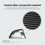 BMW 1 Series F20 F21 RHD Interior Air Vent Trim Cover Real Dry Carbon Fiber Dashboard Vent Overlay Gloss Black Red Finish