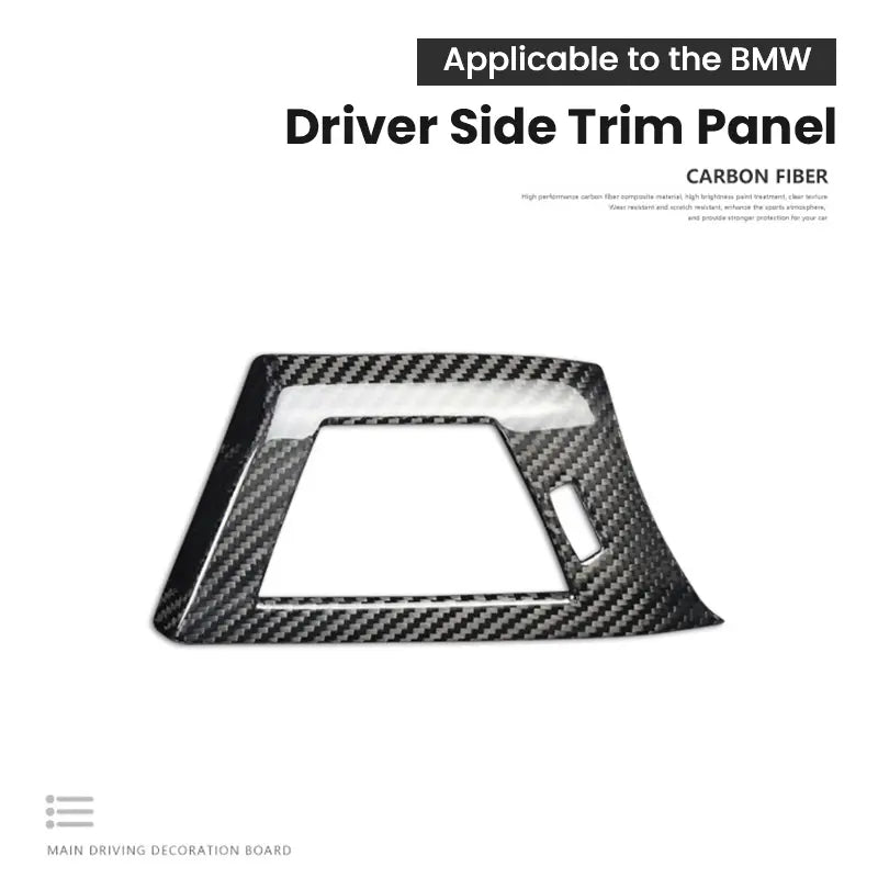 BMW 3 Series F30 F31 F34 F32 F33 F36 Dry Carbon Fiber Driver Side Air Vent Trim Cover Interior Styling Overlay Compatible With 4 Series