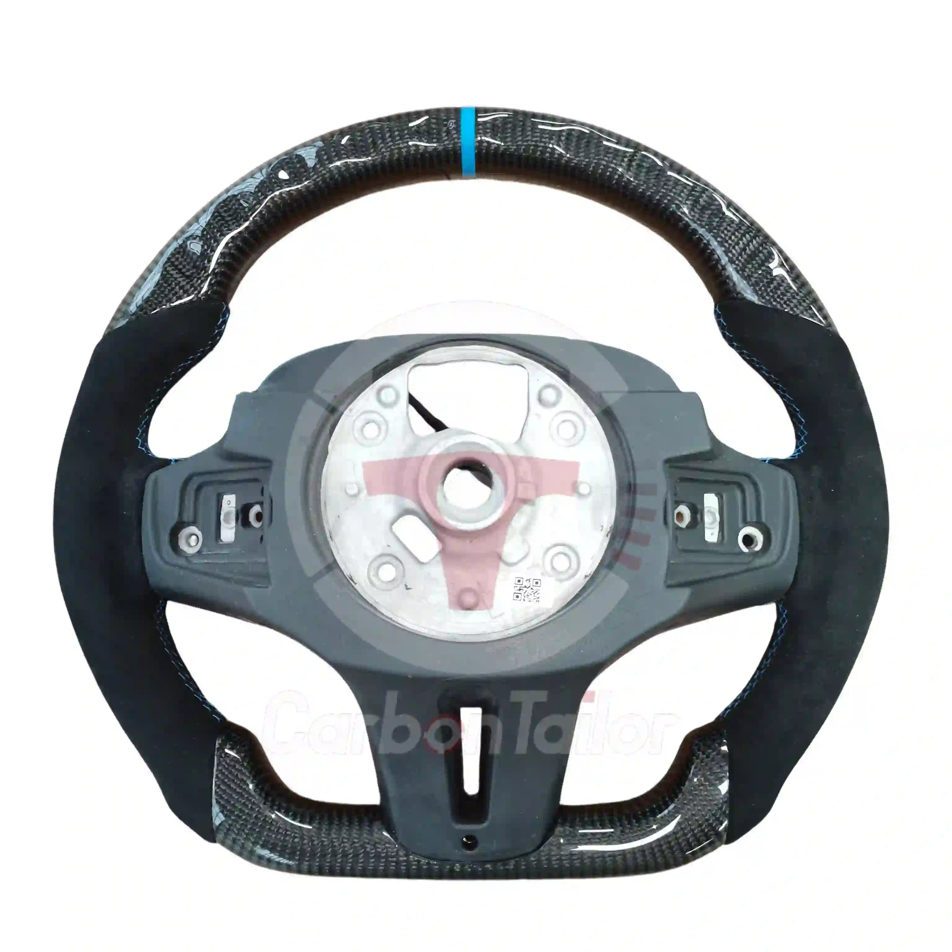 BMW G Series Carbon Fiber Steering Wheel – Fits G30/G31/G38, M5 F10/F90, M8 F91/F92/F93, G32, G11/G12, G14/G15/G16, G01, G02, G05, G06, G07