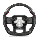 Carbon Fiber Steering Wheel for Ford F-150 (2021–2024) | Direct Replacement | Custom Steering Wheel | Carbon Fiber | Enhanced Grip, Lightweight Performance, and Sporty Interior Upgrade