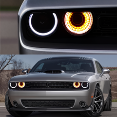 RGB Color-Changing Headlight Kit – Dodge Challenger (2008–2020)
