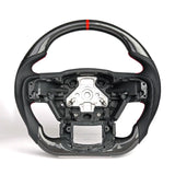 Carbon Fiber & Perforated Leather Steering Wheel for Ford F-150 Raptor 2015–2020 | U.S. Stock, Ready to Ship