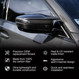 CarbonTailor™ Dry Carbon Fiber Replacement Mirror Caps for BMW G87 M2, G80 M3, G82/G83 M4, G42 M240i, G26 M440i & i4 M50