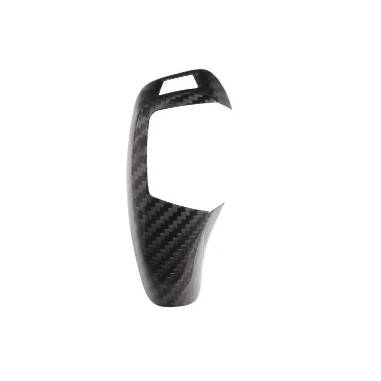 BMW Carbon Fiber Gear Shift Knob Trim Cover for F10 F20 F30 F32 F01 E70 F15 RHD Compatible Interior Overlay