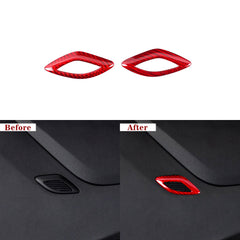 Carbon Fiber Small Door Speaker Trim Covers for Camaro (2016–2024)