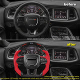 CarbonTailor LED Carbon Fiber Steering Wheel for Dodge Charger & Challenger (Hellcat / Scat Pack / R/T)