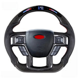 Custom Carbon Fiber LED Steering Wheel for 2015–2020 Ford F-150 & 2017–2020 F-150 Raptor