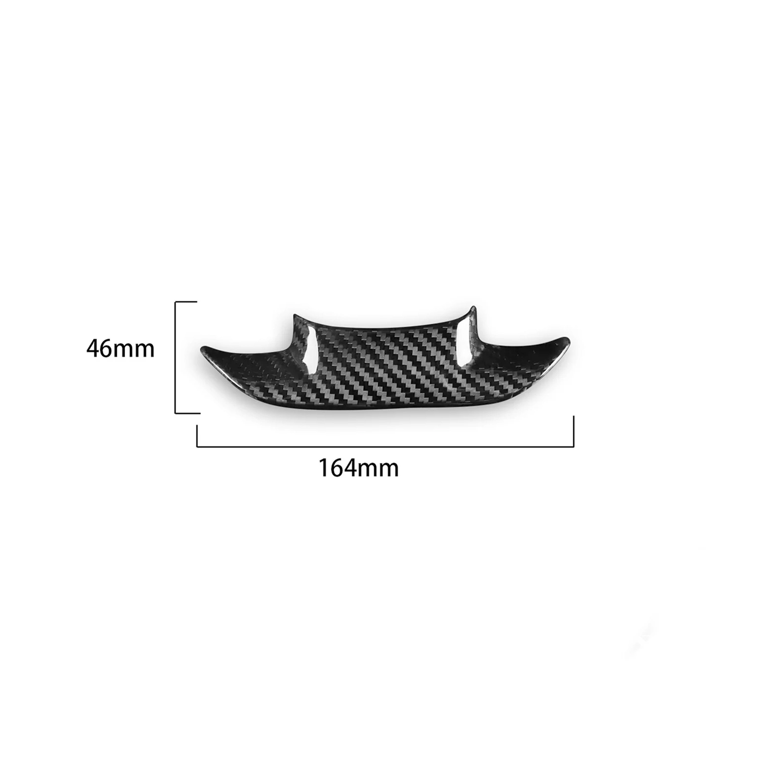 Carbon Fiber Steering Wheel Lower Trim Cover | Fits Corvette C7 2014–2019