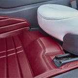 Handcrafted Leather Floor Mats for Tesla Model 3, 2017–2023 | Custom 5-Seat Full Set
