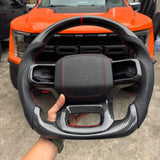 Custom Carbon Fiber Steering Wheel for Ford F-150 & Raptor 2021 - 2026+ | Built to Order