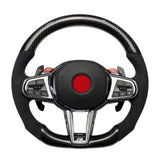 2025 BMW M4 CS G8X LCI Custom Steering Wheel Retrofit Kit - Carbon Fiber & LED Upgrade