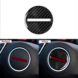 Carbon Fiber Steering Wheel Airbag Center Overlay Fit for Chevy Camaro (2016–2024)
