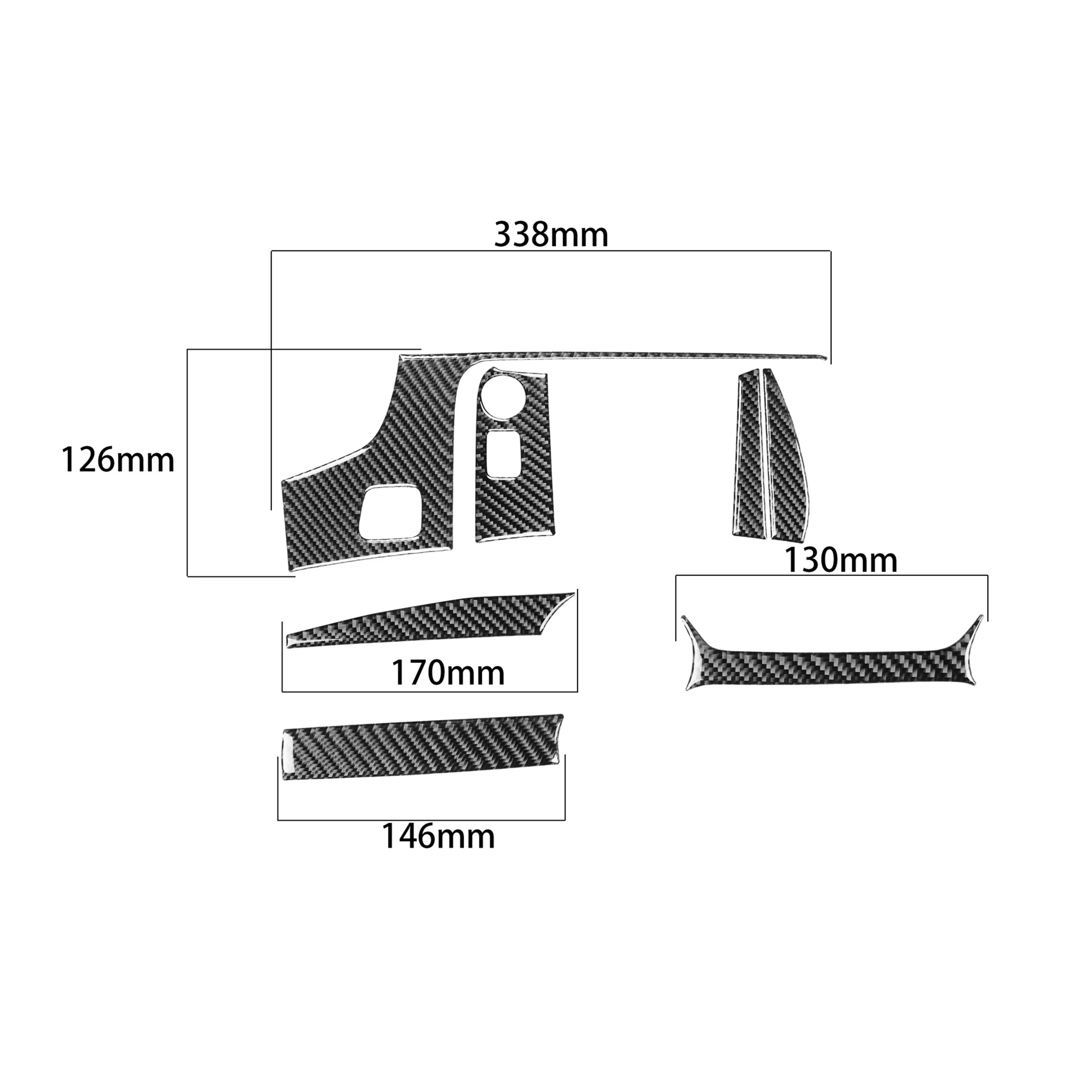 Carbon Fiber Multimedia Dash Trim Overlay | Fits Corvette C7 2014–2019