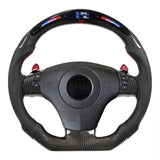 CarbonTailor LED Carbon Fiber Steering Wheel for 2006-2013 Chevy Corvette C6 Z06/ZR1 – F1 Style, Customizable