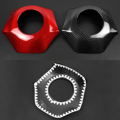 Real Carbon Fiber Steering Airbag Cover for Chevy Camaro (2016–2024)