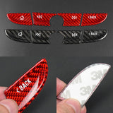Carbon Fiber Radio Navigation Button Covers for Camaro (2016–2024, 8" Screen Models Only)