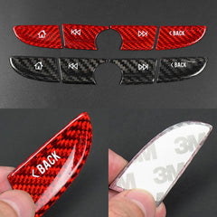 Carbon Fiber Radio Navigation Button Covers for Camaro (2016–2024, 8" Screen Models Only)