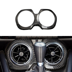 Carbon Fiber Center Console AC Vent Trim Cover for Camaro (2016–2024)