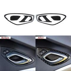 Carbon Fiber Interior Door Handle Overlays for Chevy Camaro (2016–2024)